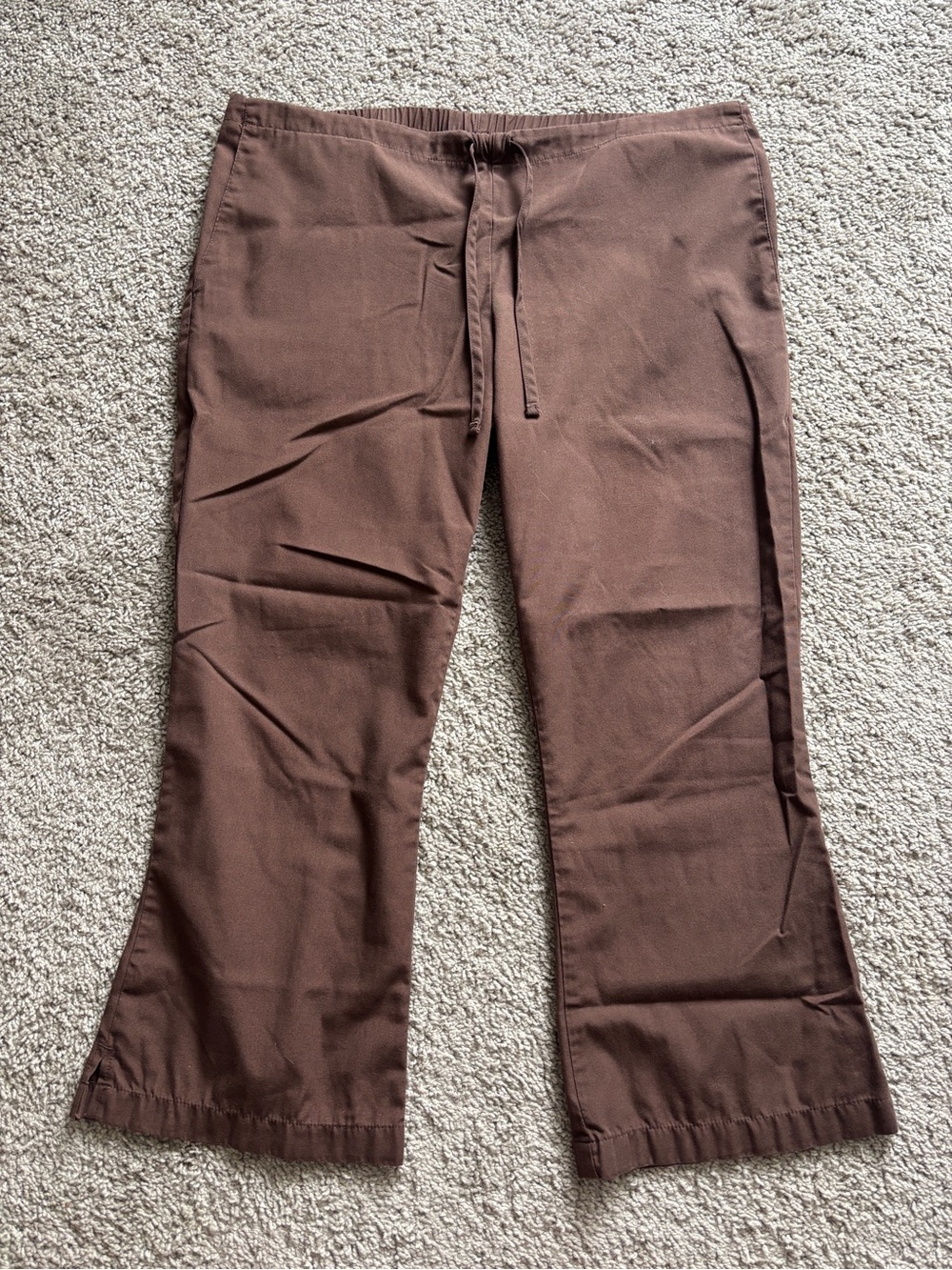 Cherokee Size M Brown Scrub Pants